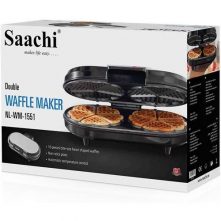 Saachi Double Waffle Maker NL-WM-1551 - Black