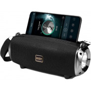 H@F Bluetooth FM/SD/USB Portable Rechargeable Speaker – Black Portable Speakers & Docks