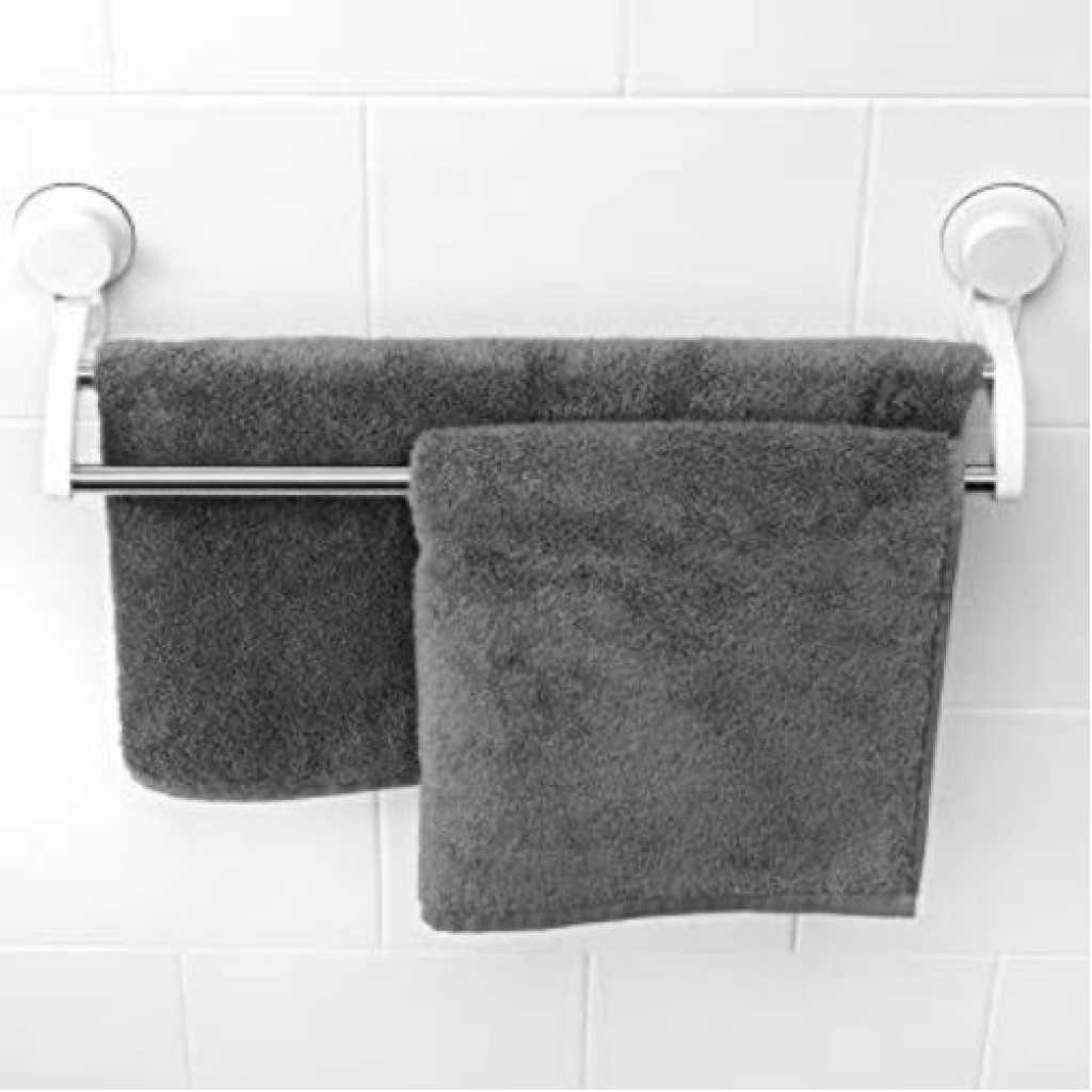 Suction double towel rail online