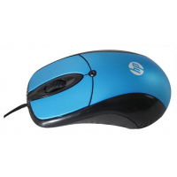 Hp Comfort Optical Wired Mouse - Blue