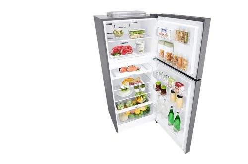 LG 427-Litres Fridge GN-B422SQCL IEC; Net 393L Dark Graphite Steel Top Freezer Refrigerator with Inverter Compressor & Multi Air Flow