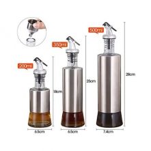 250ml Glass Vinegar Cooking Oil Dispenser Sauce Sprayer Bottle -Colourless