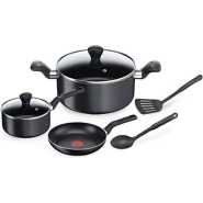 Tefal Aluminum Super Cook Non-Stick Cookware Set 7pcs B459S784