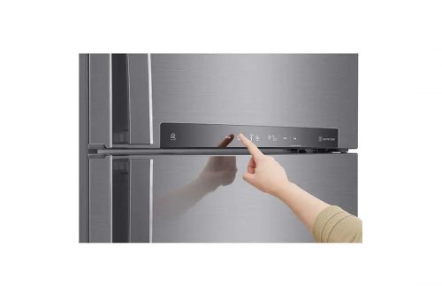 LG GL-F652HLHU Net 438(L) Top Freezer Refrigerator | DoorCooling+™ | HygieneFresh+™ Fridge-Silver