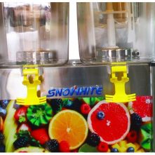 Snow White Juice Dispenser/Cooler Double - Yellow