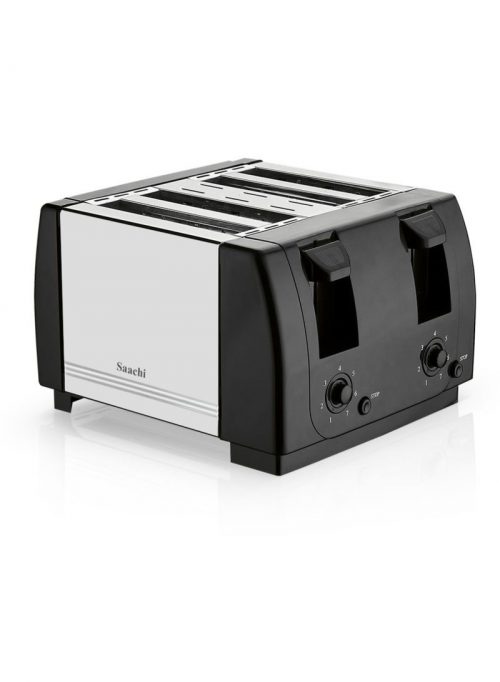 Saachi NL-TO-4564 4 Slice Bread Toaster, Silver