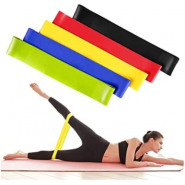 5 Piece Fitness Exercise Resistance Band Belt,Multi Colours Exercise Straps