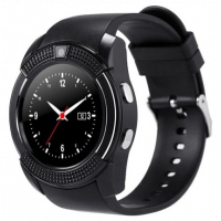 Unisex Advanced Intelligent Multi-functional Touch Screen Bluetooth Smartwatch / Wristband - Black