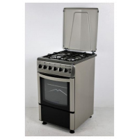 Kings Cooker 3 Gas Burners + 1 Electric Plate 50x60cm 4TTE-5631HI, Electric Oven, Rotisserie -  Marble Grey