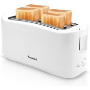 Saachi Electric 4 Slices Toaster With Automatic Pop-up/White Toasters