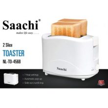 Saachi 2 Slice Saachi Electric Bread Toaster - White