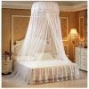 5*6 round top mosquito net, white top design may vary