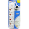 BORL 4 Ways BL-144 Heavy Duty Extension Socket- Surge Protected - White