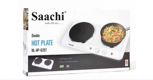 Saachi NL- HP-6207 Double 2250W Hot Plate With Adjustable Thermostat  - White