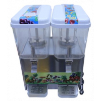 Snowhite Double Juice Dispenser, 18 Litres - White