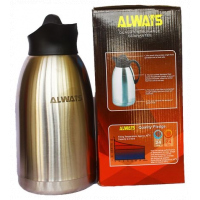 Always 2 Liters Vacuum Flask - Silver