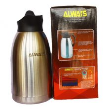 Always 2 Liters Vacuum Flask – Silver Vacuum Flask