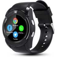 Unisex Advanced Intelligent Multi-functional Touch Screen Bluetooth Smartwatch / Wristband - Black