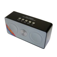 Wster Ws Mini Speaker, With FM Radio, Micro SD, USB – Black,Grey Portable Speakers & Docks