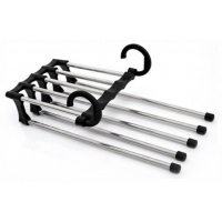 5 In1 Foldable Trousers/Pants Hanger Rack-Black