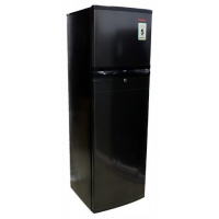 CHiQ 260 Liters Double Door Fridge, 260L - Black