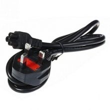 3 Pin Power Cable For Laptop- 1.5M - Black