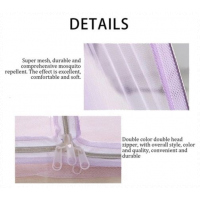 Tent Folding Mosquito Net - Pink design may vary