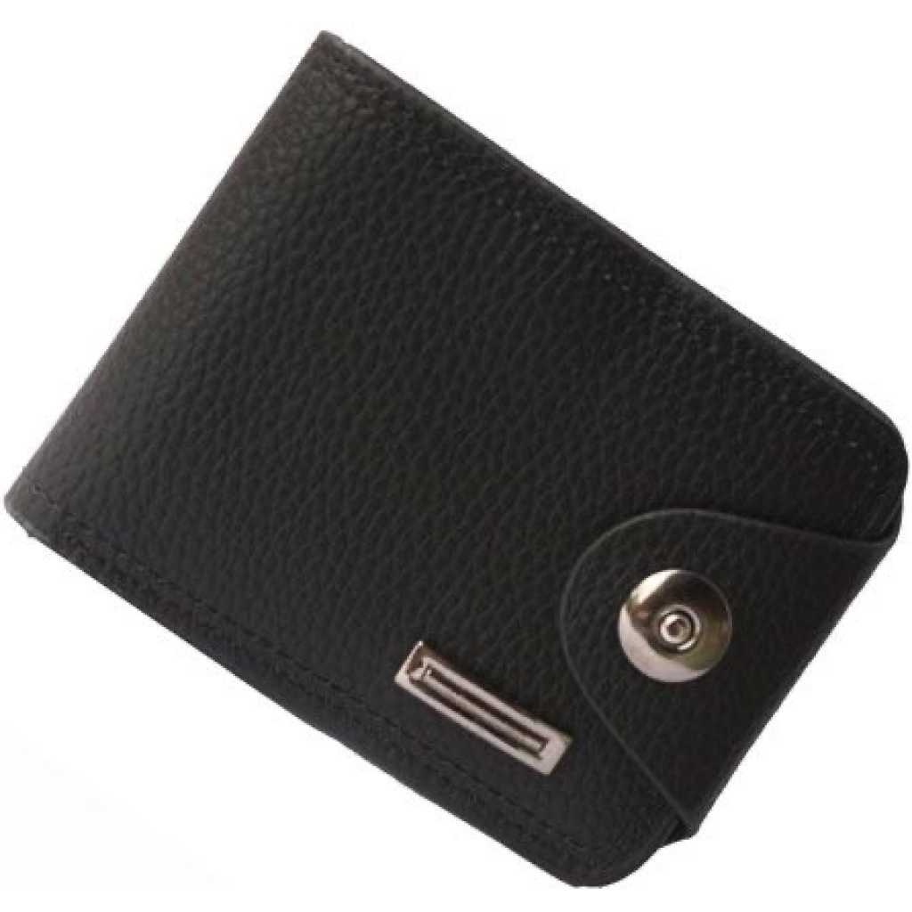 Men's Leather Wallet - Black