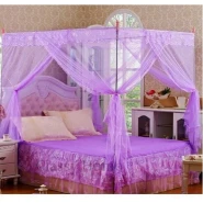 Mosquito Net Without Stands - Purple design may vary