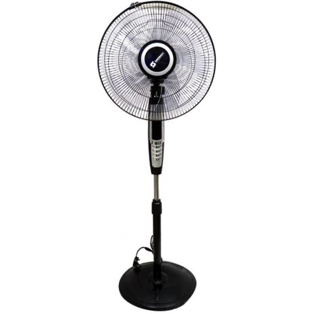 Sayona SF 2321 16" Floor Stand Fan With Remote - Black