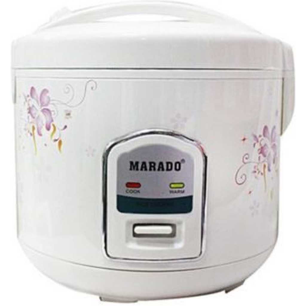 Marado Electric Rice Cooker- 5 litres-500W - White