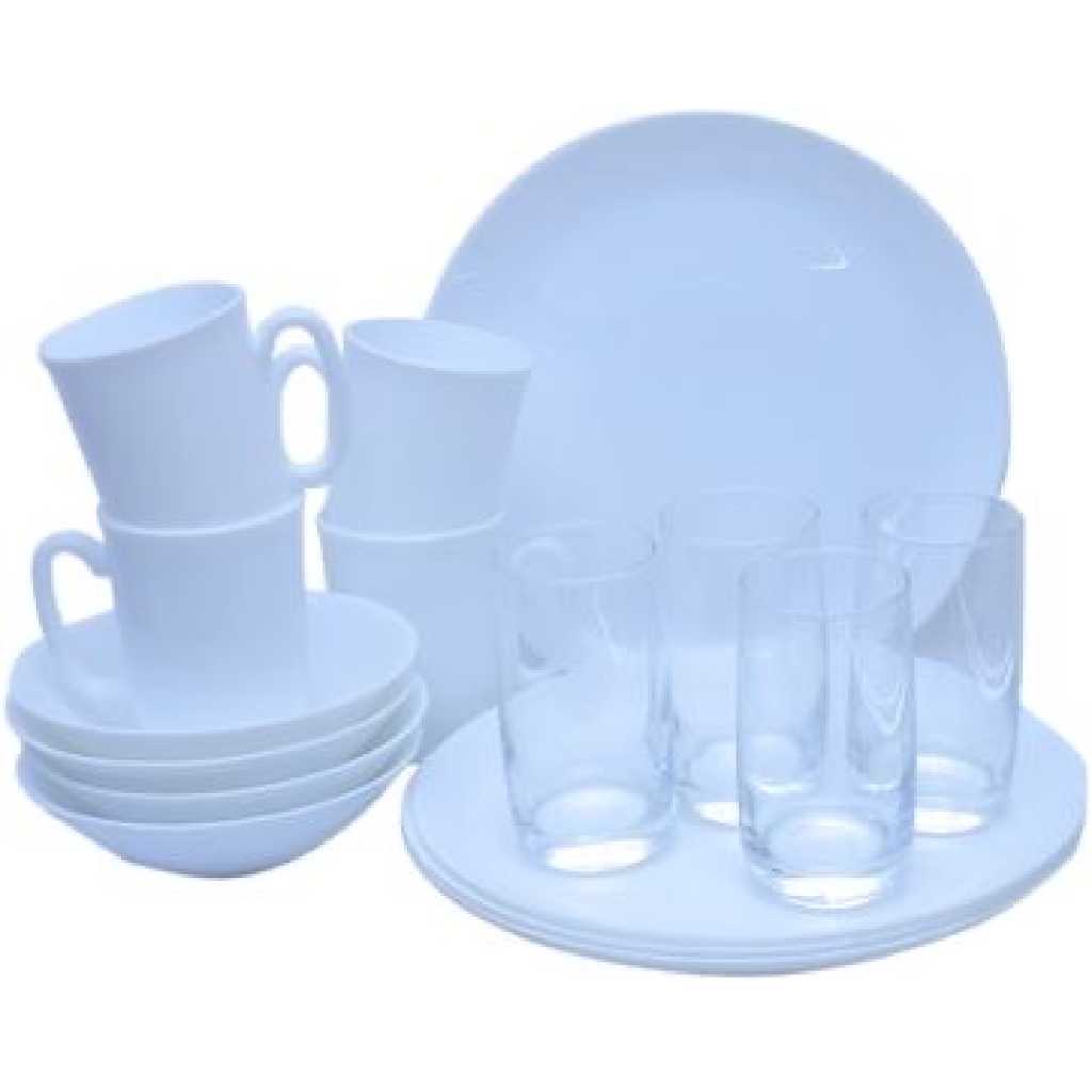 Luminarc Diwali 16pcs Dinnerset - White