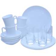 Luminarc Diwali 16pcs Dinnerset - White