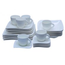 30pcs Ceramic Dinnerset- White