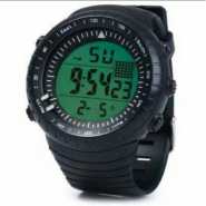 Silicone Digital Wrist Watch - Black