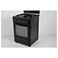Kings Full Gas Cooker 4 Gas Burners 50x60cm 4TTE-5640BLK; Gas Oven, Black