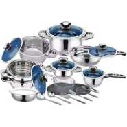 Zepter 25 Pcs Stainless Steel Cookware Set - Silver