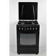 Kings Full Gas Cooker 4 Gas Burners 50x60cm 4TTE-5640BLK; Gas Oven, Black