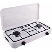 Starlux 2 Burner Gas Cooking Stove - White