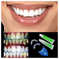 White Light Teeth Whitening Gel System Kit,Tooth Cleaner,Blue