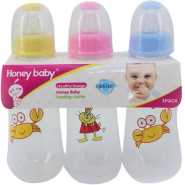 Set of 3 Milk Honey Baby feeding Bottle 280 ml-Multi-Colours