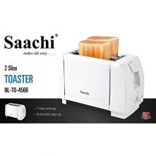 Saachi NL-TO-4566 2 Slice Saachi Electric Toaster - Silver