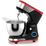 Saachi NL-SM-4174 8-Speed Stand Mixer With Pulse Function - Black,Red