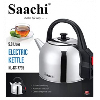 Saachi Stainless Steel Electric Kettle, Silver, 5 Litre, NL-KT-7735