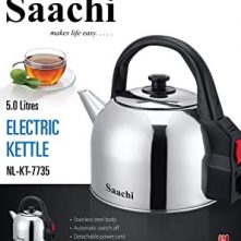 Saachi Stainless Steel Electric Kettle, Silver, 5 Litre, NL-KT-7735