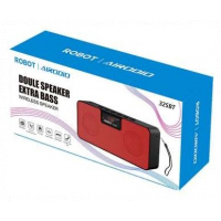 Robot Rechargeable Bluetooth Multimedia Speaker - Red,Black