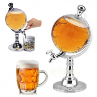 Melamine Globe Water Jar, Wine Whisky Juice Dispenser Can,Colourless