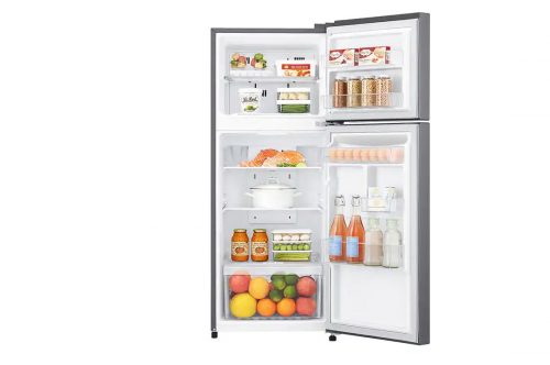 LG 205-Litres Fridge GN-B202SQBB; Gross 205(L) Net 187(L) Top Freezer Refrigerator | Multi Air Flow | Inverter Compressor