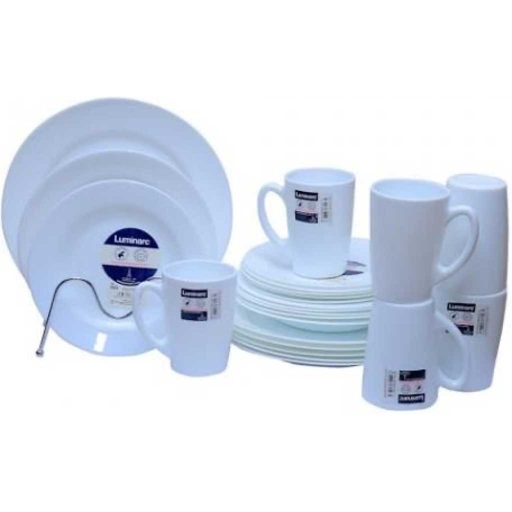 Luminarc 24pc Dinner Set - White