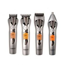 Nikai 7 IN 1 Grooming Kit Rechargeable Hair Clipper Hair Trimmer Set – Silver Electric Shavers